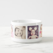Make Your Own 6 Photo Personalized Bowl (Center)