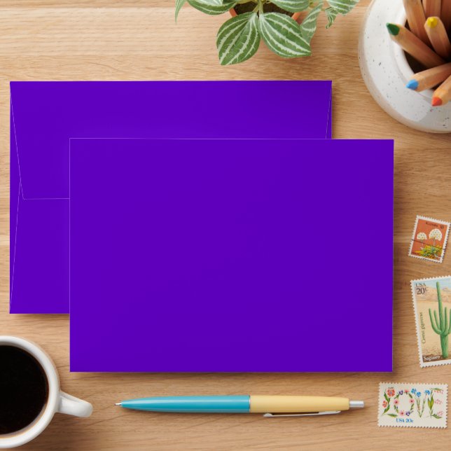 Make Your Own A7 Greeting Card with Unique Style Envelope (Desk)