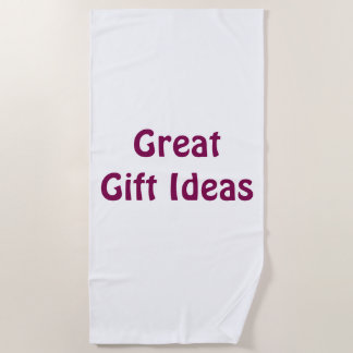 Make Your Own Beach Towel