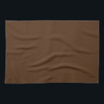 Make Your Own Brown Solid Colour Blank Trendy Kitchen Towel<br><div class="desc">Custom Make Your Own Upload Add Your Monogram Initial Photo or Logo Text Name Elegant Modern Cute Kitchen & Dining / Table & Kitchen Linens/ Blank Template Trendy Brown Solid Colour Kitchen Towel.</div>