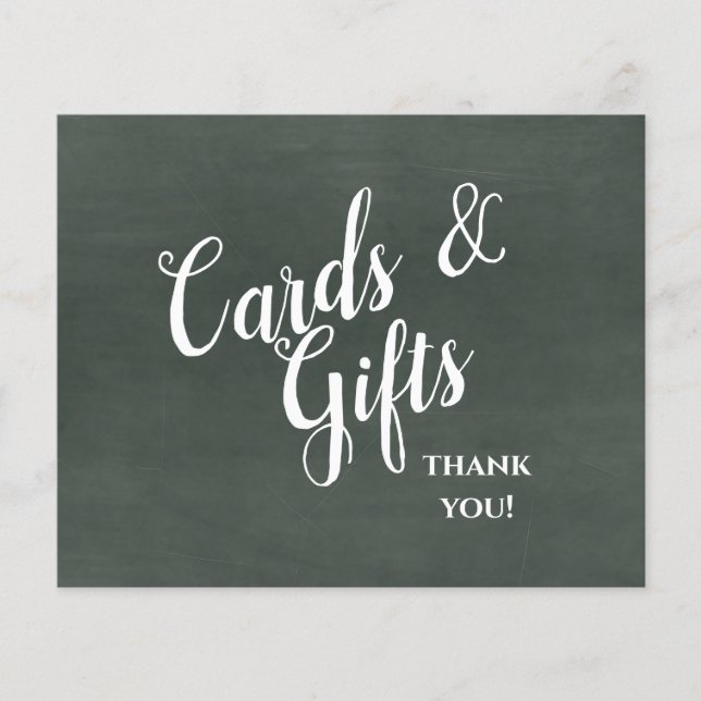 Make Your Own Chalkboard Wedding Sign Budget (Front)