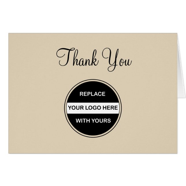 Make Your Own Classy Business Thank Yous (Front Horizontal)
