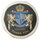 Make Your Own Coat of Arms Blue Gold Lion Emblem