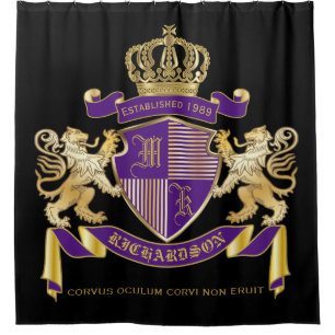 Make Your Own Coat of Arms Monogram Crown Emblem