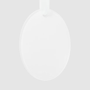 Make Your Own Custom Acrylic Oval Ornaments