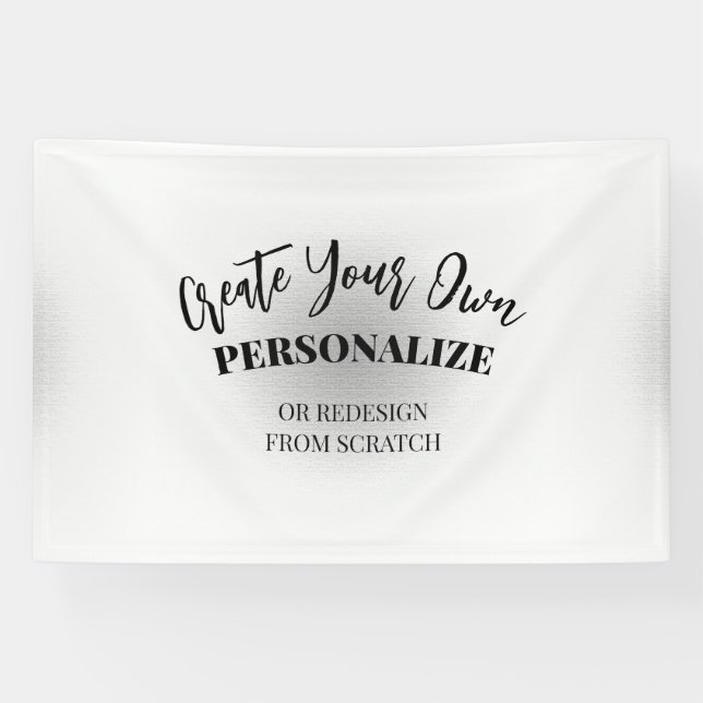 Make Your Own Custom Banner (Horizontal)