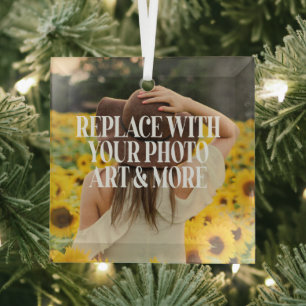 Make your own custom made personalized glass ornament