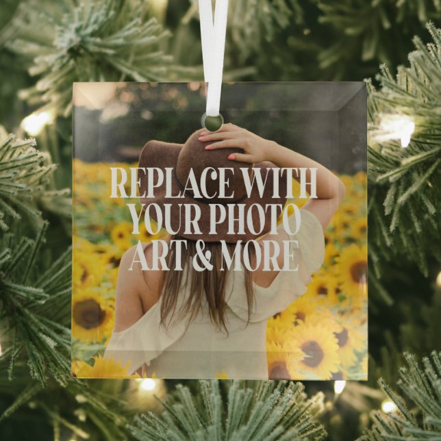 Make your own custom made personalized glass ornament (Insitu)