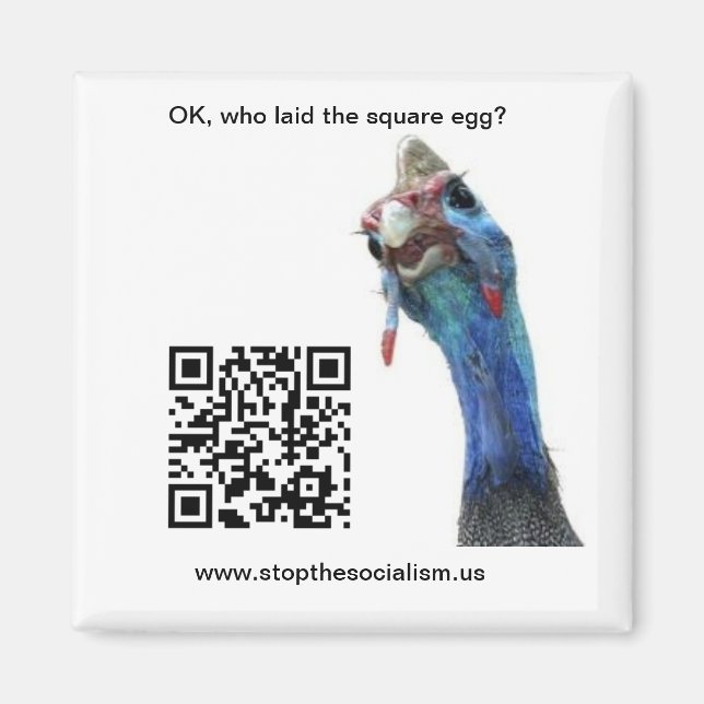 Make your own custom magnets! magnet (Front)