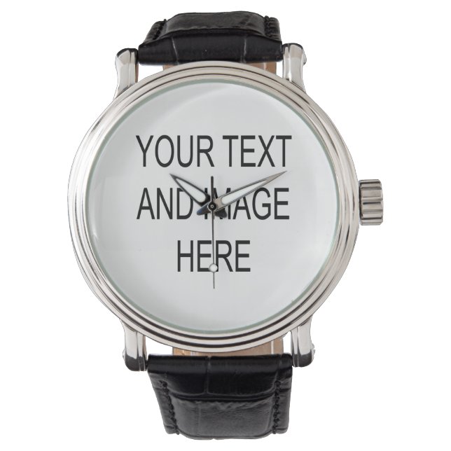 Make your own custom personalised watch (Front)