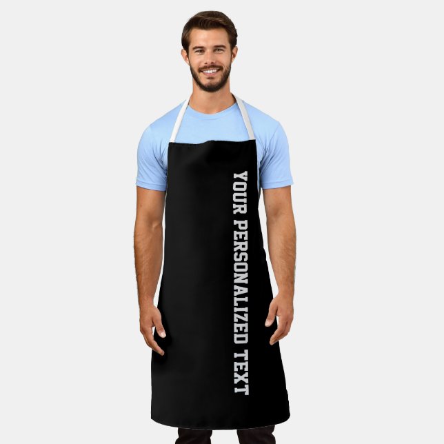Make Your Own Custom Personalized Business Apron (Worn)