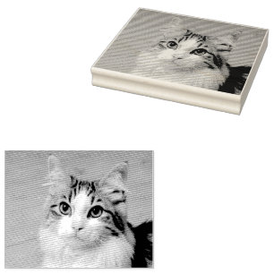 Make Your Own Custom Photo Pet Cat Dog Animal      Rubber Stamp