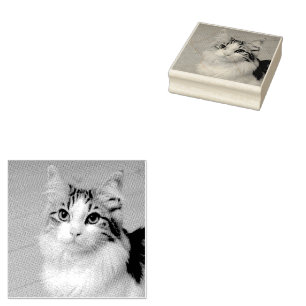 Make Your Own Custom Photo Pet Cat Dog Animal      Rubber Stamp