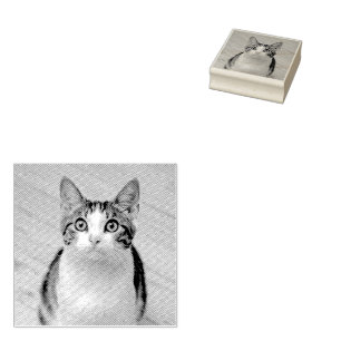 Make Your Own Custom Photo Pet Cat Dog Animal      Rubber Stamp