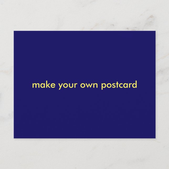 Make Your Own Custom  Postcard (Front)