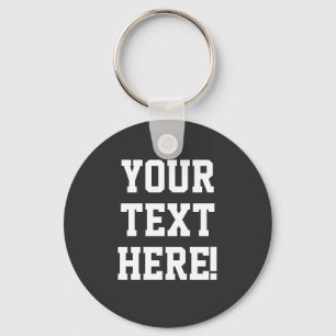 Make Your Own Custom Text Personalized Keychain