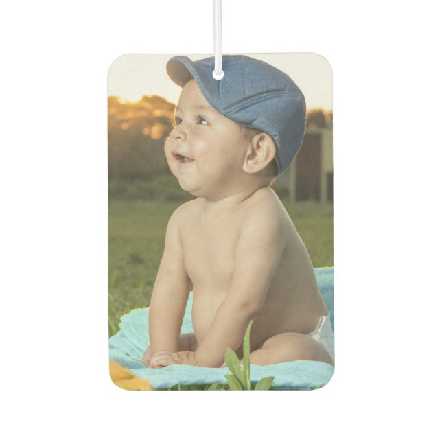 Make Your Own Custom Two Photo Air Freshener (Front)