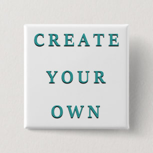 Make Your Own Custom Unique 2 Inch Square Button