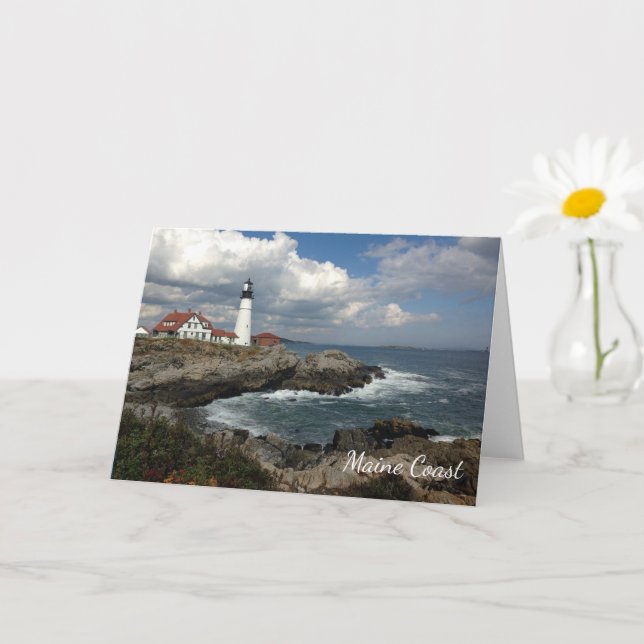 Make Your Own Custom Vacation Photo Blank Greeting Card (Small Plant)