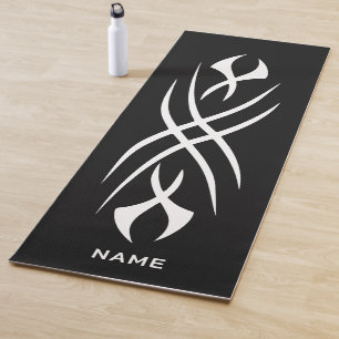 Make your own custom yoga mat with tattoo design