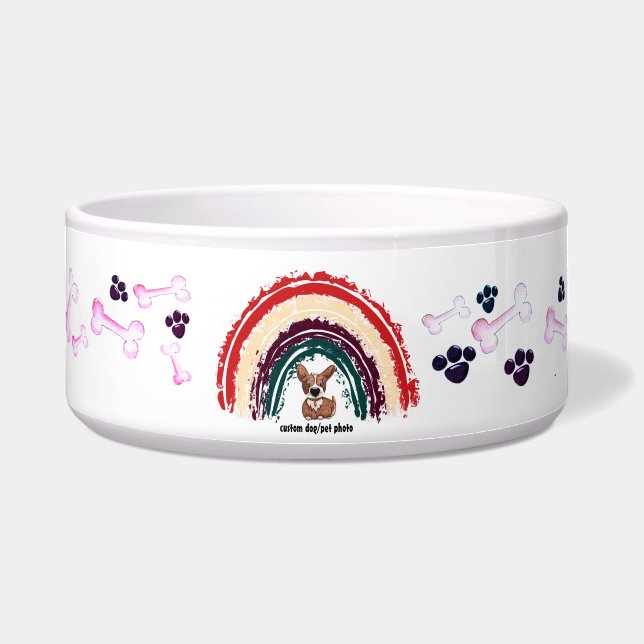Make Your Own Cute Dog Photo Rainbow Food  (Front)