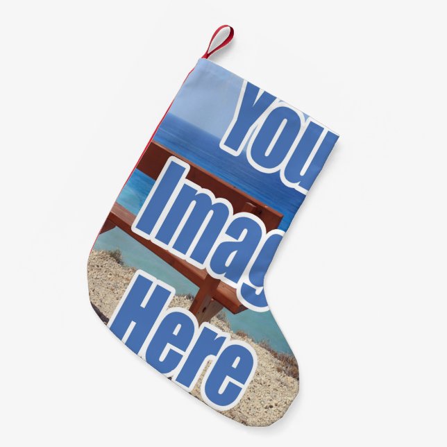 Make Your Own DIY Personalized (1 sided) Small Christmas Stocking (Front (Hanging))