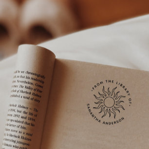 Make Your Own From The Library Of Boho Sun Self-inking Stamp