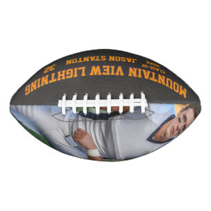 Make Your Own Graduate Photo Player's FootBall