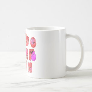 Make Your Own Hearts Art Print Design Coffee Mug