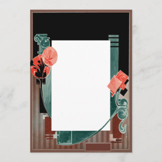 Make Your Own Invitations - Art Deco
