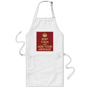 Make Your Own Keep Calm Apron