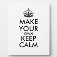 Make your own keep calm - black