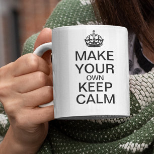Make Your Own Keep Calm Mug - Template