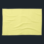 Make Your Own Light Yellow Solid Colour Blank Kitchen Towel<br><div class="desc">Custom Make Your Own Upload Add Your Monogram Initial Photo or Logo Text Name Elegant Modern Cute Kitchen & Dining / Table & Kitchen Linens/ Blank Template Trendy Light Yellow Solid Colour Kitchen Towel.</div>