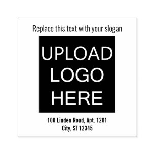 Make Your Own Logo Stamp Tagline Slogan Address 
