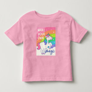 Make Your Own Magic Cute Unicorn Toddler T-shirt