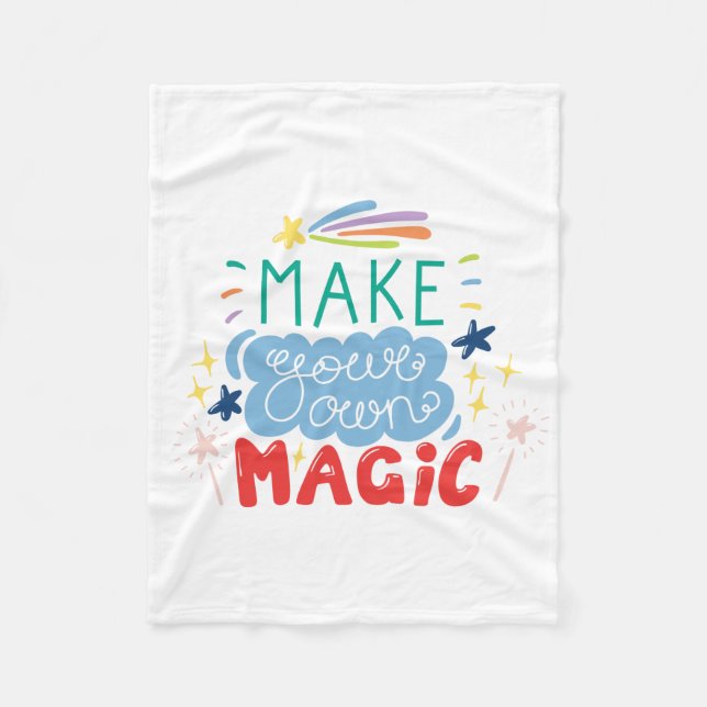 Make Your Own Magic Fleece Blanket (Front)