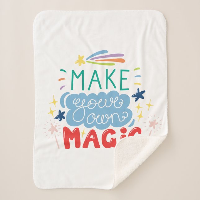 Make Your Own Magic Sherpa Blanket (Front)