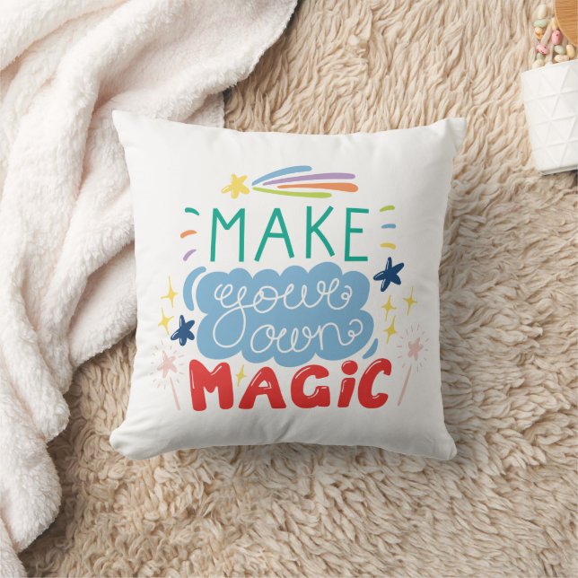 Make Your Own Magic Throw Pillow (Blanket)