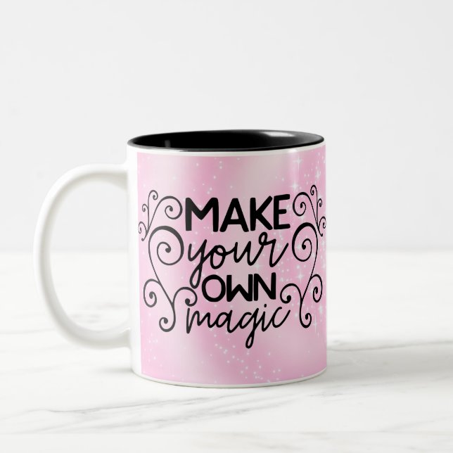 Make Your Own Magic Two-Tone Coffee Mug (Left)