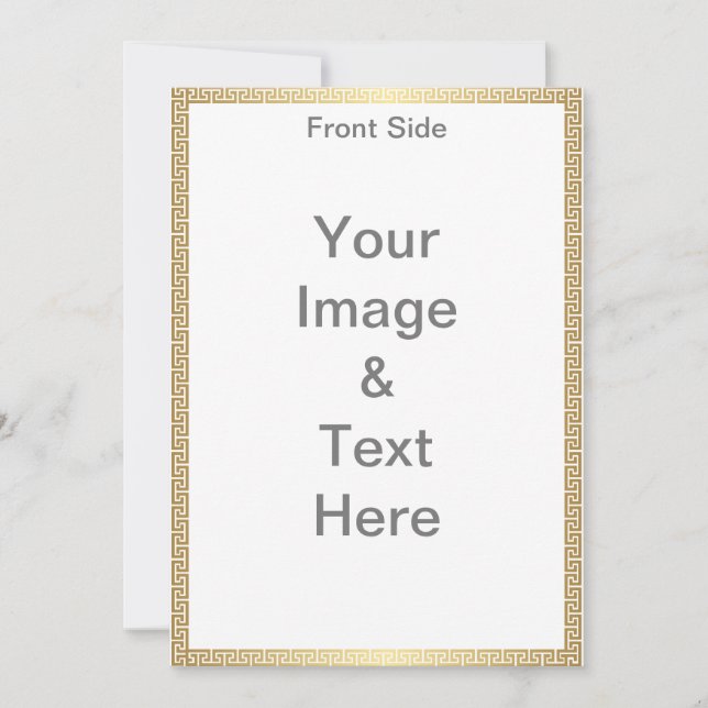 Make your Own Matte 5x7 Front and Back Fathers Day Invitation (Front)