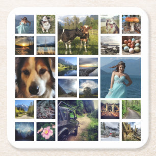 Make Your Own Mega Photo Coaster of Instagram Pics