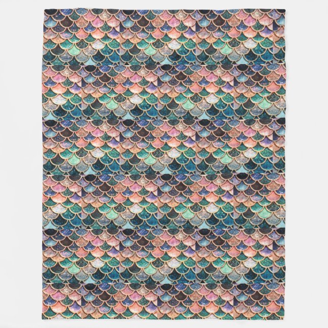 Make your own Mermaid scales Blanket (Front)