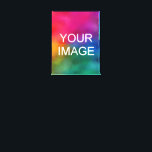Make Your Own Modern Elegant Vertical High Quality Canvas Print<br><div class="desc">Make Your Own Custom Modern Elegant Template Upload Your Picture Image Photo Or Logo Wall Art & Décor / Gallery Art > Canvas Art / High Quality Vertical Stretched Canvas Print.</div>