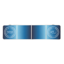 Make Your Own Monogram Logo Blue Ombre Gradation