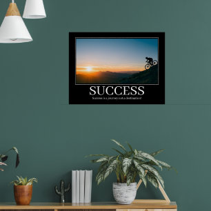 Make Your Own Motivational Poster success bike 