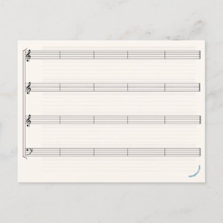 "Make Your Own Music' Rising Dove Postcard