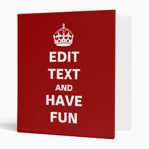 Make your own parody binder! binder