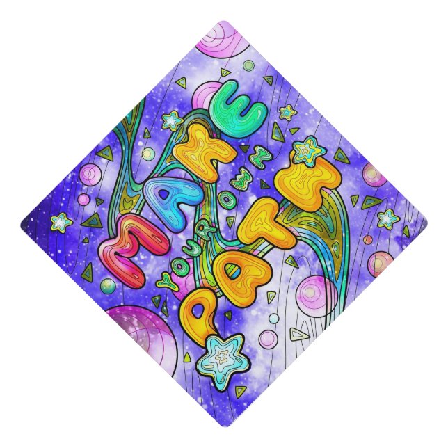 Make your own path graduation cap topper (Front)
