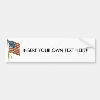 Make your own patriotic bumper sticker